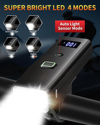 Waterproof cycling headlight for safe riding in rain and outdoor environments