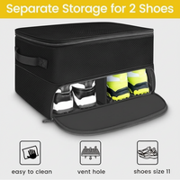 Waterproof golf car trunk organizer for gear and accessories