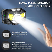 Waterproof LED Headlamp for Outdoor Camping and Hiking