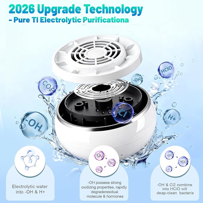 Waterproof produce washing device used in a water container