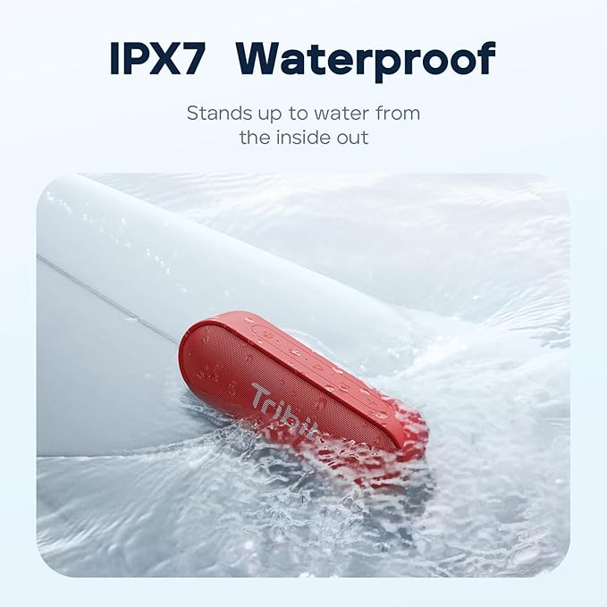 Waterproof Bluetooth Speaker IPX7 Outdoor Travel Use