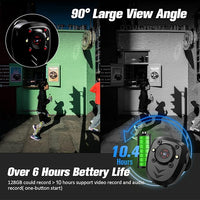 Wearable body camera for security guards and law enforcement