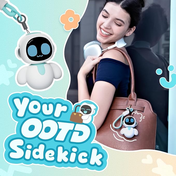 Compact wearable-style interactive robot