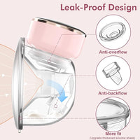 Wearable breast milk pump set with two compact hands-free collection units
