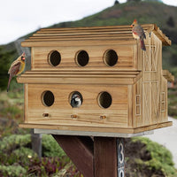 durable weatherproof birdhouse for small birds like bluebirds and finches