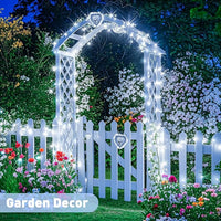  White LED fairy lights for Christmas decoration and festive outdoor ambiance