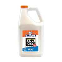 1 gallon white liquid school glue for arts & crafts, slime making, and classroom use