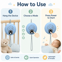 White Noise Machine with Volume and Sound Selection Controls
