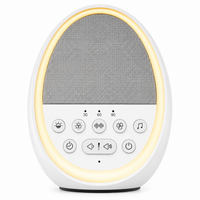 White noise sound machine with charging cable and accessories
