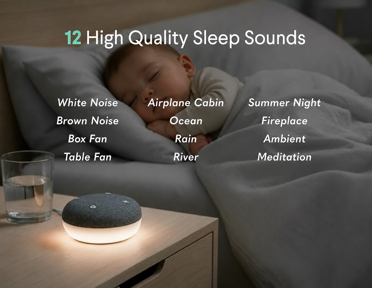 White Noise Machine With Soft Nightlight