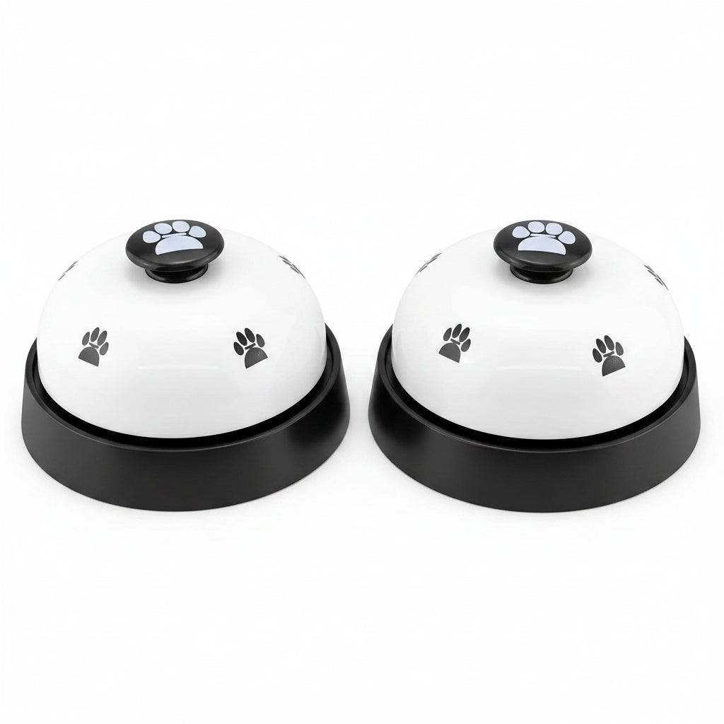 White pet signal bell set for regular indoor use