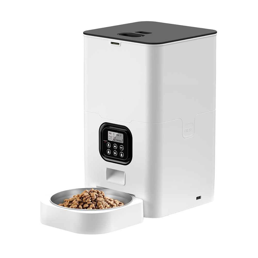 WiFi-enabled programmable pet dry food unit with app settings