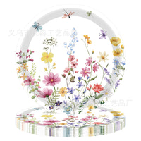 Wildflower tablecloth for birthday and garden parties, 137x274 cm