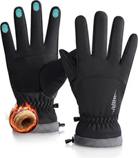 Winter waterproof ski gloves for men and women with thermal insulation