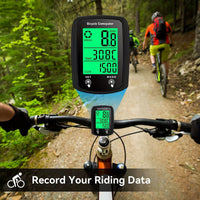 Wired Bike Computer Speedometer with LCD Display