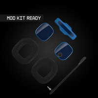 Wired gaming headset with detachable mic for console PC and Mac