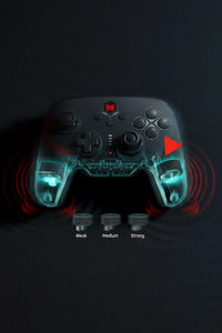 Wired gaming headset with microphone for communication