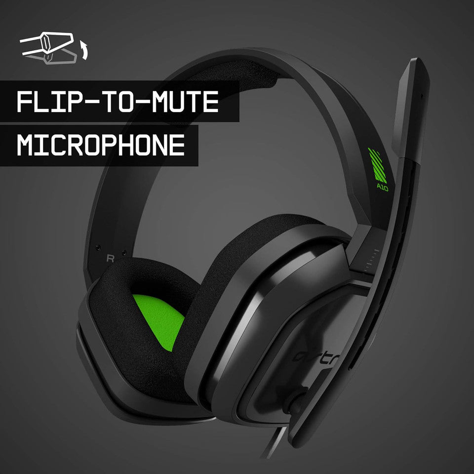 Wired headset with mic side view for voice chat