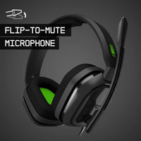 Wired headset with mic side view for voice chat