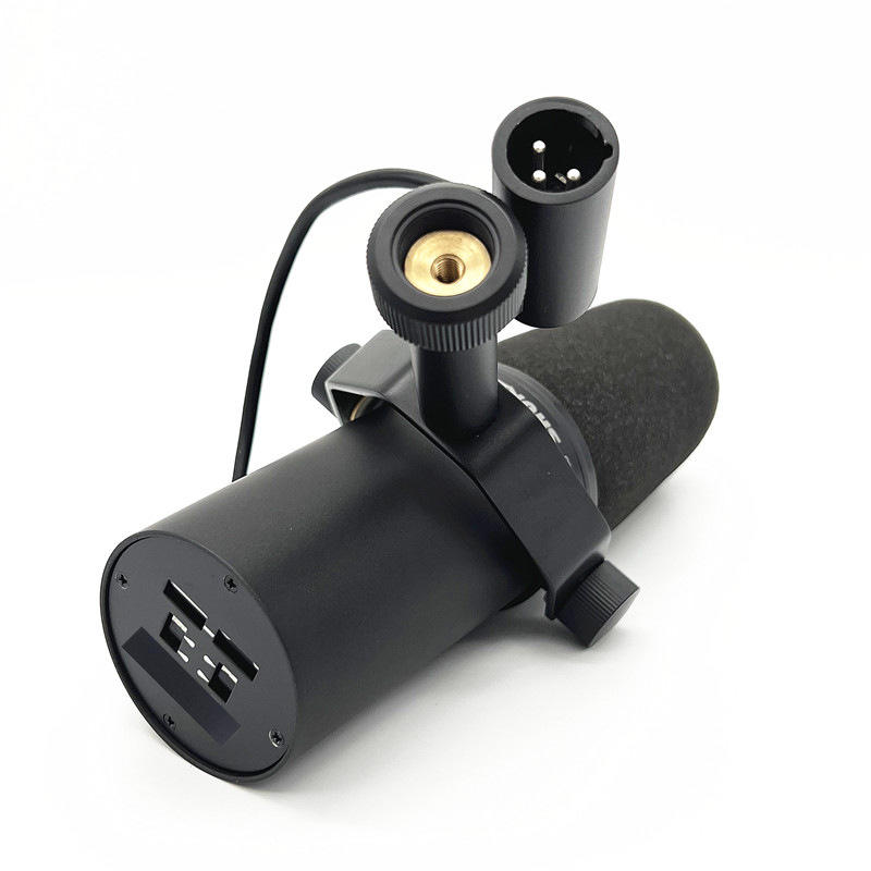 Wired voice microphone with included windscreen