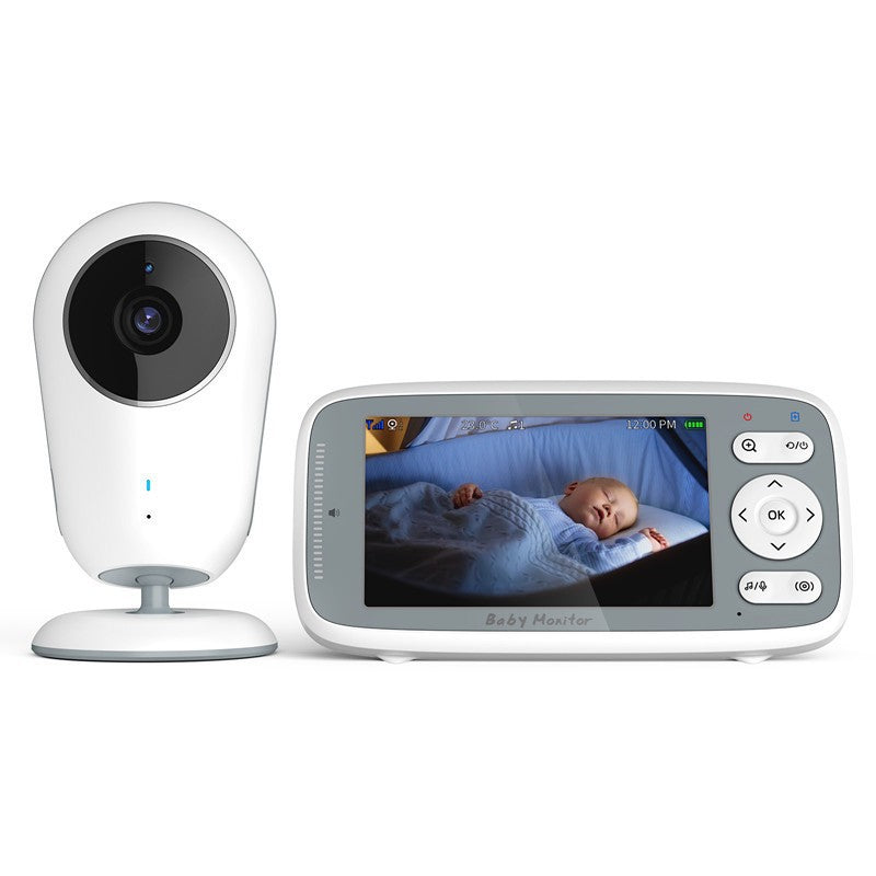Wireless baby monitor camera displayed against a clean white background.