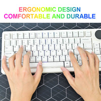 Mechanical Keyboard Supporting Wireless, Bluetooth, And USB Connectivity