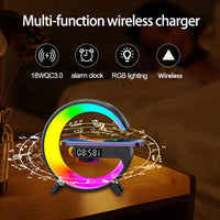 Bluetooth speaker with wireless charging dock for smartphones