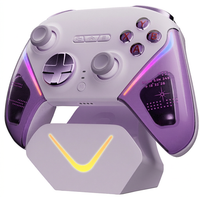 Wireless gaming controller with charging base design