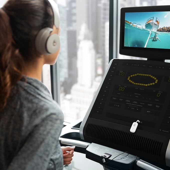 Wireless headphone adapter for flights and airplane screens