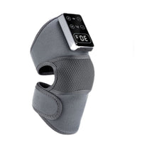 Wireless heated knee comfort wrap with adjustable straps