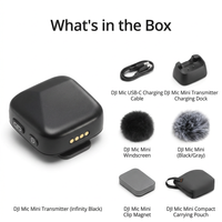 wireless microphone compatible with DJI action camera i phone and android devices 