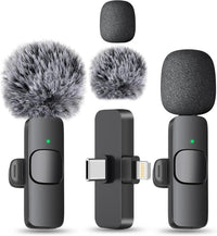 wireless mini microphone clip on Lavalier mic for I phone android recording