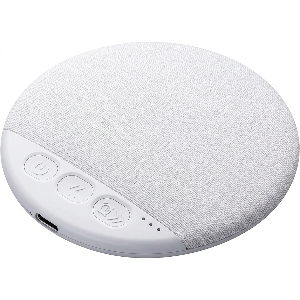 Wireless pillow speaker front view for daily listening