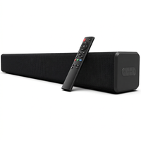 Wireless soundbar speaker for TV and home entertainment