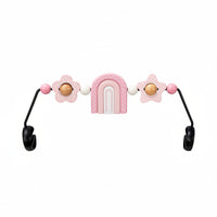 Wooden Baby Bouncer Toy Bar With Secure Fit Design