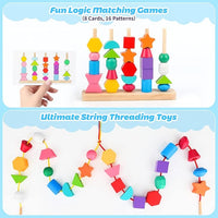wooden educational activity toy for kids developing motor skills and problem solving