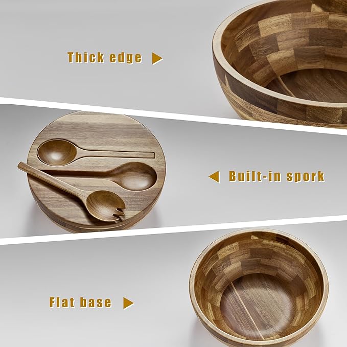 Natural wooden bowl used for serving assorted fruits