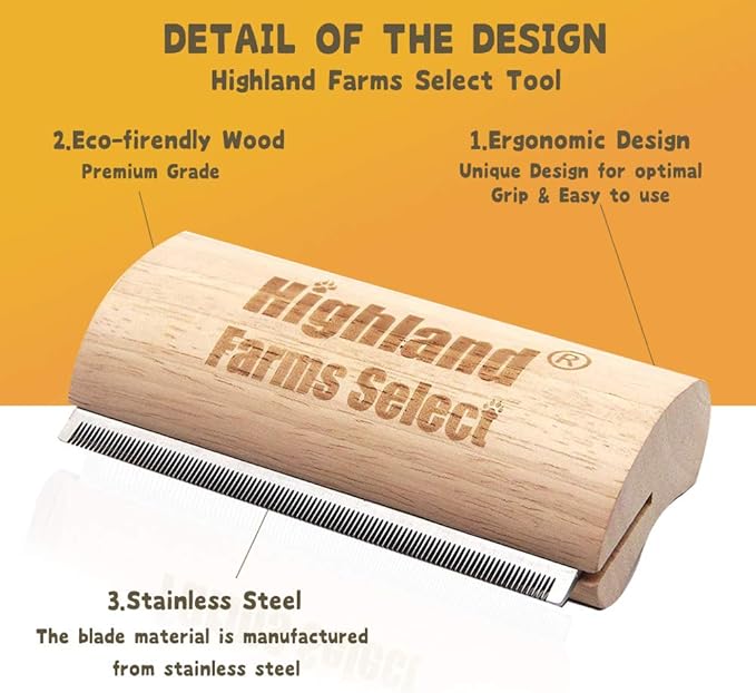 Wooden grooming brush for horse coat care