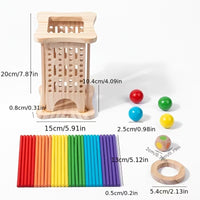 Wooden logical thinking game for preschool kids