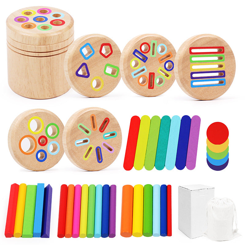 Wooden Montessori Baby Toy For Toddlers Learning Play