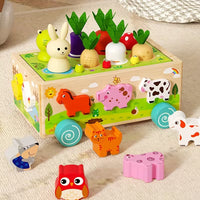 Wooden Montessori toy for toddlers 1 2 and 3 years old