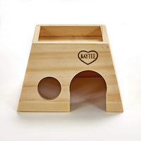 Medium Wooden Pet Hideout House for Hamsters and Rabbits