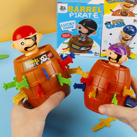 Wooden pirate game box for street stall and family gatherings