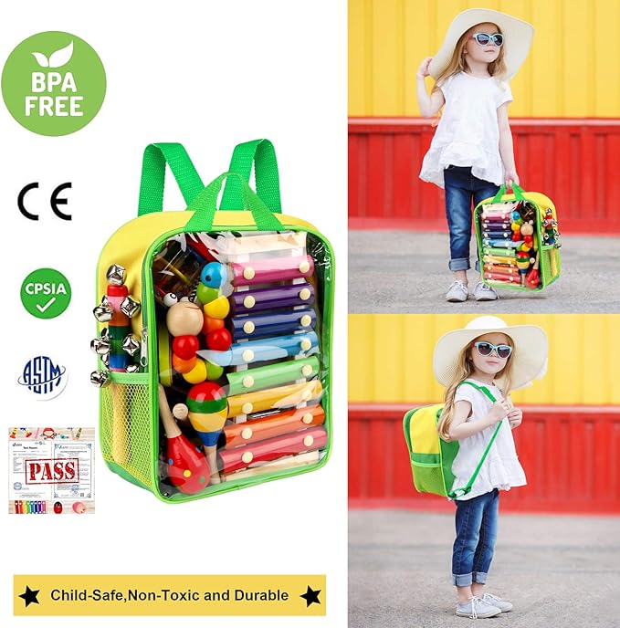 Wooden xylophone toy for kids musical learning instrument for toddlers