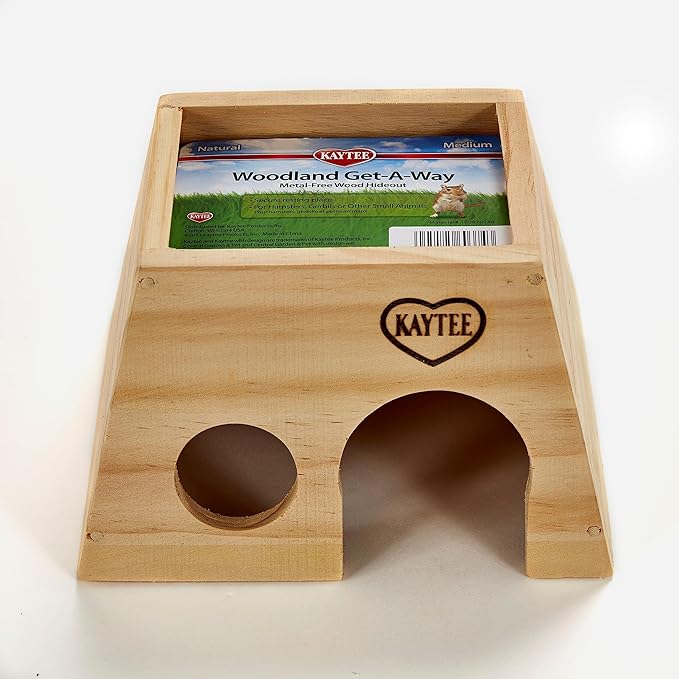 Woodland Get-A-Way Medium Wooden Hideout for Small Pets