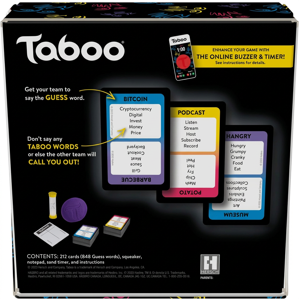 Word guessing game Taboo for adults and teens