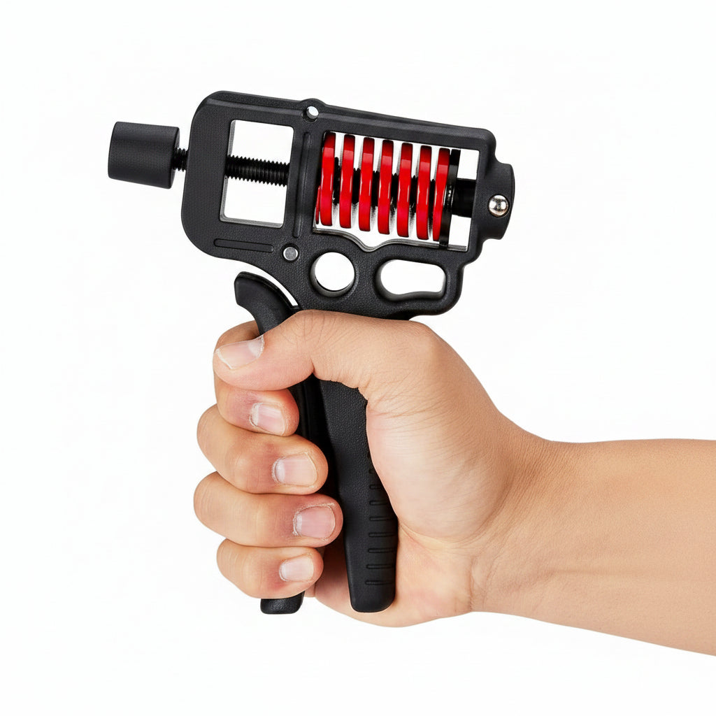 Compact grip trainer for wrist and forearm exercise
