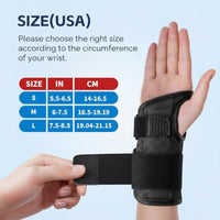 Wrist and thumb support wraps designed for right and left hand use