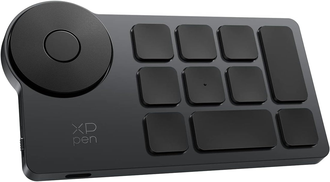 XPPen ACK05 wireless shortcut keyboard with dial and programmable keys