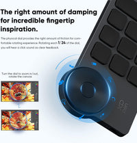 Compact and lightweight XPPen ACK05 shortcut remote design